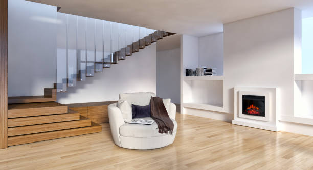 istock modern bright interiors apartment Living room 3D rendering illustration 2157537887