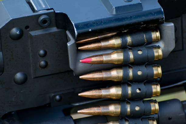 Loaded gun ready to shoot.