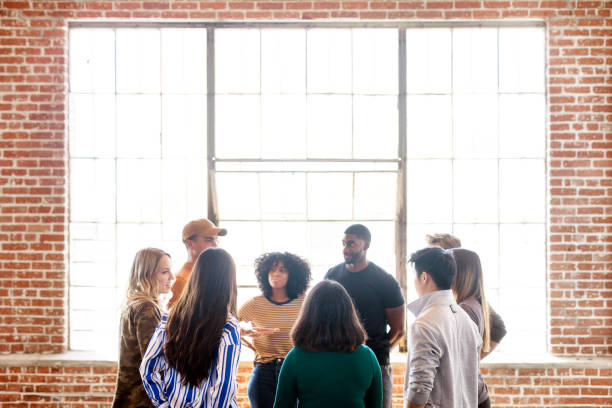 istock Group of diverse people in a workshop 2157539939