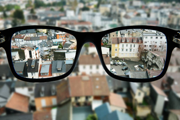 istock Glasses focusing a city 2157540105
