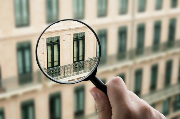 istock Focusing on an apartment building facade 2157540112