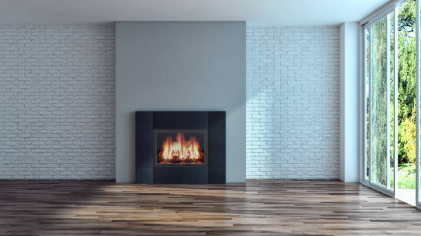 istock Large luxury modern bright interiors Living room mockup illustration 3D rendering image 2157541403