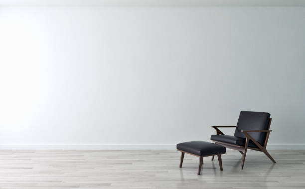 istock Illustration 3D rendering large luxury modern bright interiors Living room mockup computer digitally generated image 2157544634