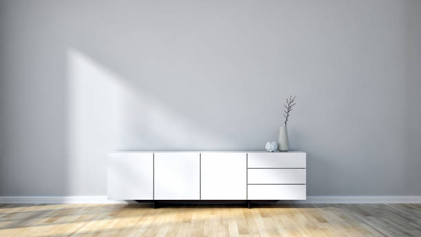istock Large luxury modern bright interiors Living room mockup illustration 3D rendering image 2157549991