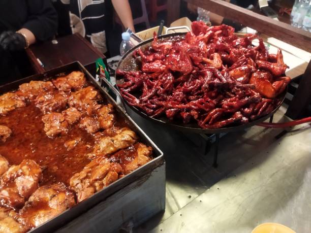 istock Grilled chicken and chicken steak and satay 2157551902