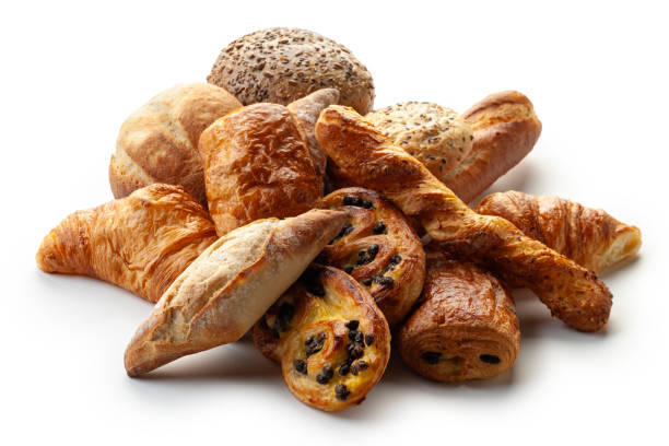 istock Bread, Pastry: Croissants, baguette, Danish, buns 2157552426