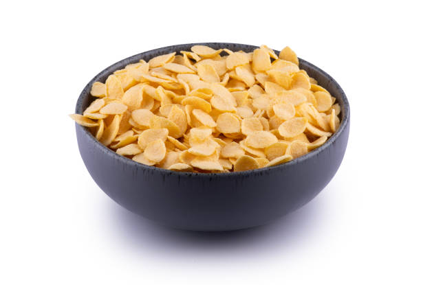 istock breakfast cereal bowl healthy breakfast with sugar free cornflakes rustic ceramic 2157556004