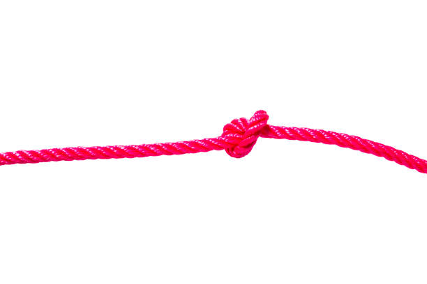 istock red rope isolated on white background 2157563562
