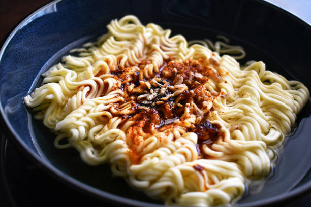 istock Instant noodles with seasonings. 2157569129