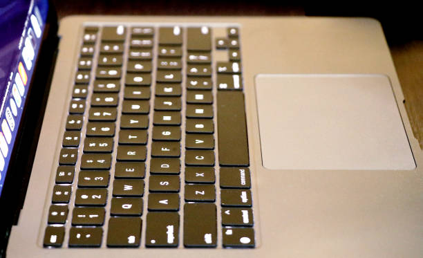 istock Close up of laptop keyboard backlit keyboard. 2157569233