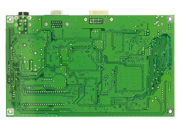 istock Green Printed Circuit Board Close-Up 2157569639