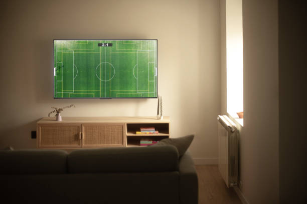 istock Soccer on TV 2157573947