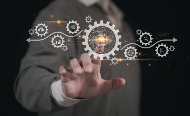 istock Digital transformation change management by Ai technology to process for new technology big data and business process strategy, cloud computing, smart industry internet and customer service management 2157574613