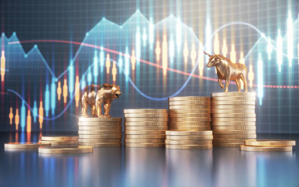 istock Bull & Bear Market Concept on Financial Chart 2157576422