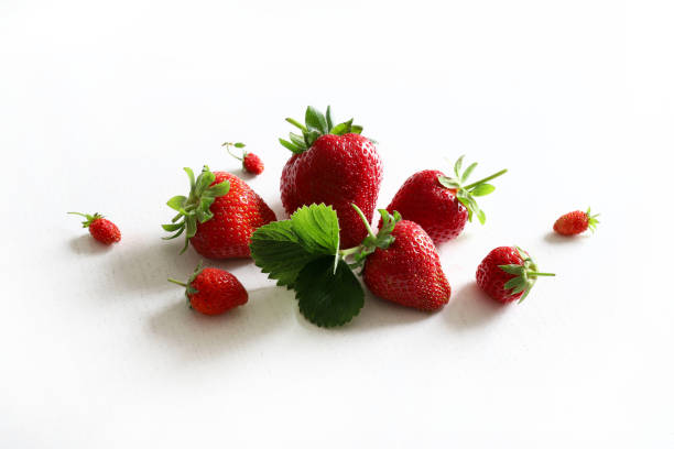 istock Group of fresh strawberries. 2157581173
