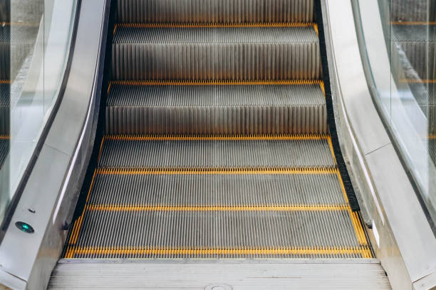 istock Close-up of an escalator at a train station in Nice 2157585121