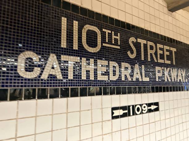 istock 110th Street Subway Sign 2157585470