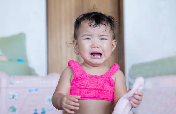istock Asian girl crying with tear on her face 2157589544