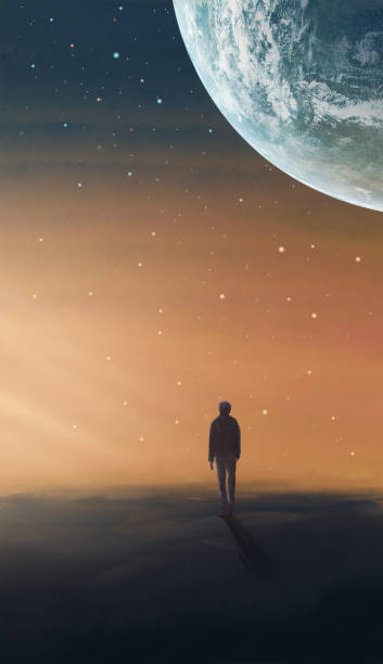 istock Man silhouette walking on land with star nigh sky and planet. Dreamlike digital painted background illustration
https://www.nasa.gov/sites/default/files/images/618486main_earth_full.jpg 2157591503