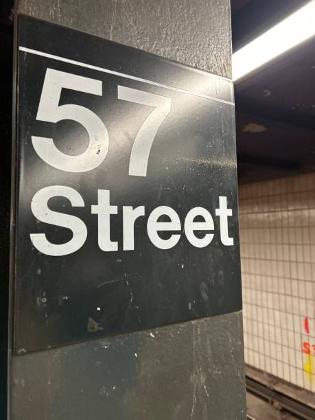 istock 57th Street Subway Sign 2157592327