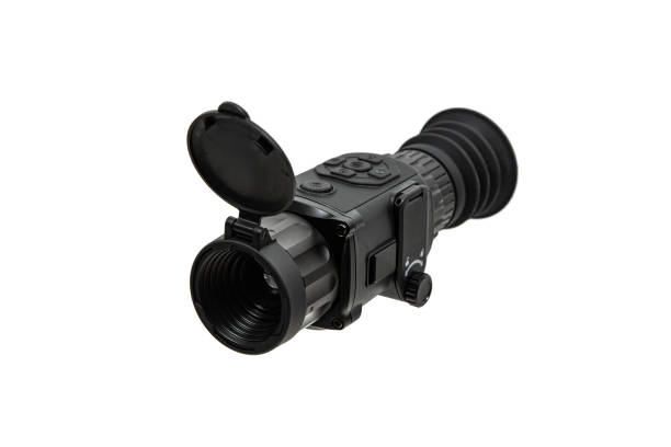 istock Modern monocular thermal imager isolate on a white background. A device for fixing thermal radiation. 2157596439