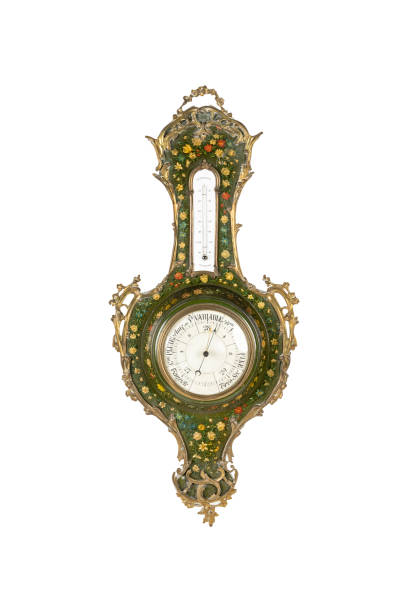 istock Vintage Brass Tycos Barometer | Classic Weather Instrument for Accurate Forecasting 2157602631