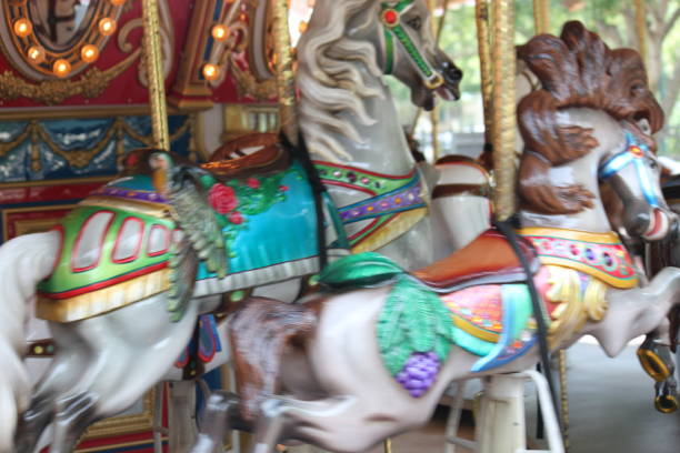 istock Merry-Go-Round Horse Carousel Ride 2157630326