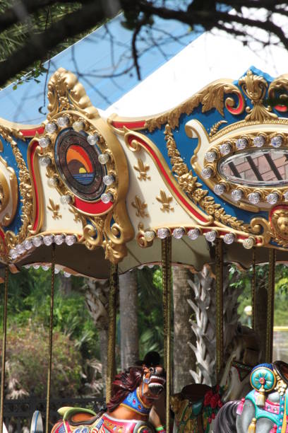 istock Merry-Go-Round Horse Carousel Ride 2157631733