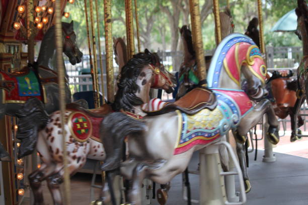 istock Merry-Go-Round Horse Carousel Ride 2157631739