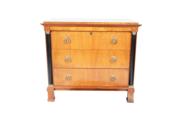 istock one old brown antique drawer on white background 2157632590