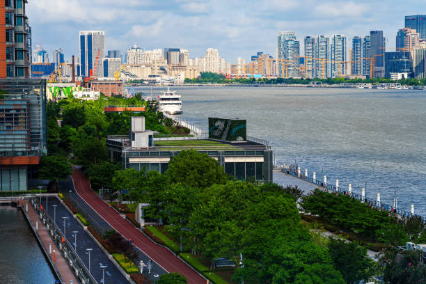 istock Scenery along the Huangpu River in Shanghai 2157641890