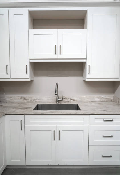istock facade view on new renovated kitchen counter top 2157644022