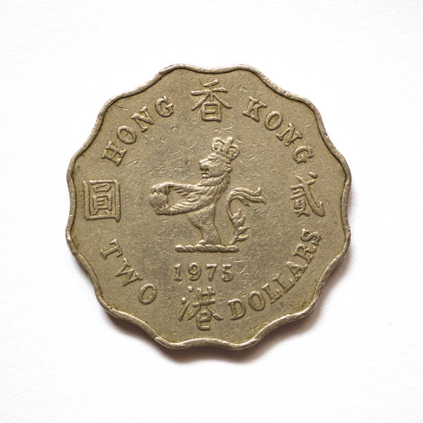 istock Lion Pattern Design on Hong Kong Coin 2157645374