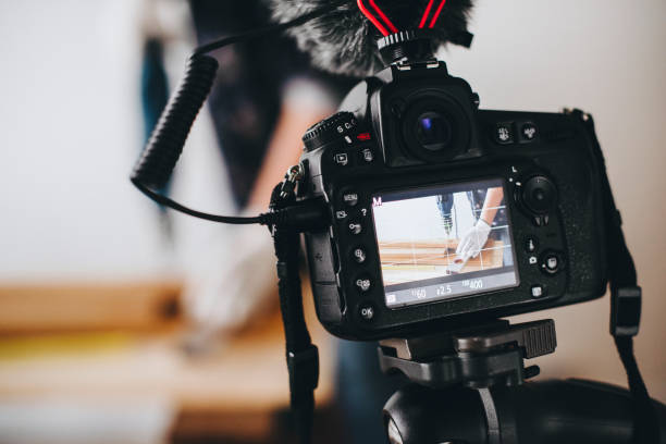 istock Camera recording a video for a DIY blogger 2157651284