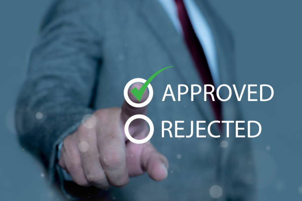 istock Business man finger pointing to choose APPROVE. check electronic documents on digital documents and checklist approval, online evaluation of business on virtual interface 2157652633