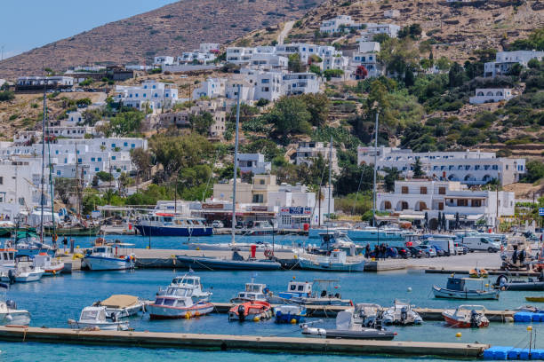istock The port of Ios Greece 2157653851