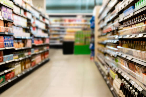 istock Supermarket aisle, beverage section HD image 2157655408