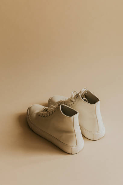 istock High top sneakers shoes off white 2157659378