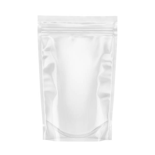 istock Stand Up Pouch Mockup 3D Rendering Isolated on White Background 2157659423