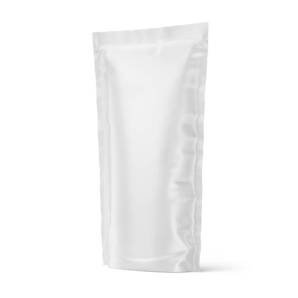 istock Stand Up Pouch Mockup 3D Rendering Isolated on White Background 2157659595