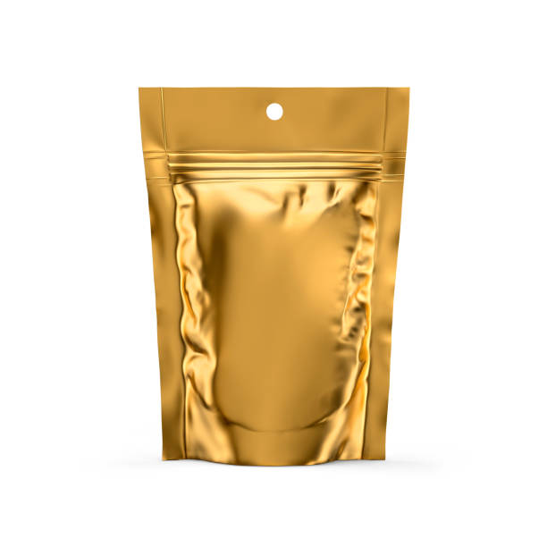 istock Stand Up Pouch Mockup 3D Rendering Isolated on White Background 2157659676