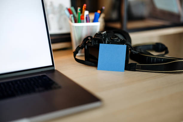 istock The laptop on the desk at home 2157664676