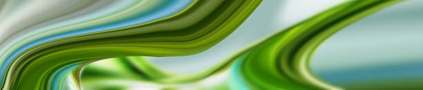 istock Abstract Swirling Green and Blue Hues in a Liquid State 2157664987