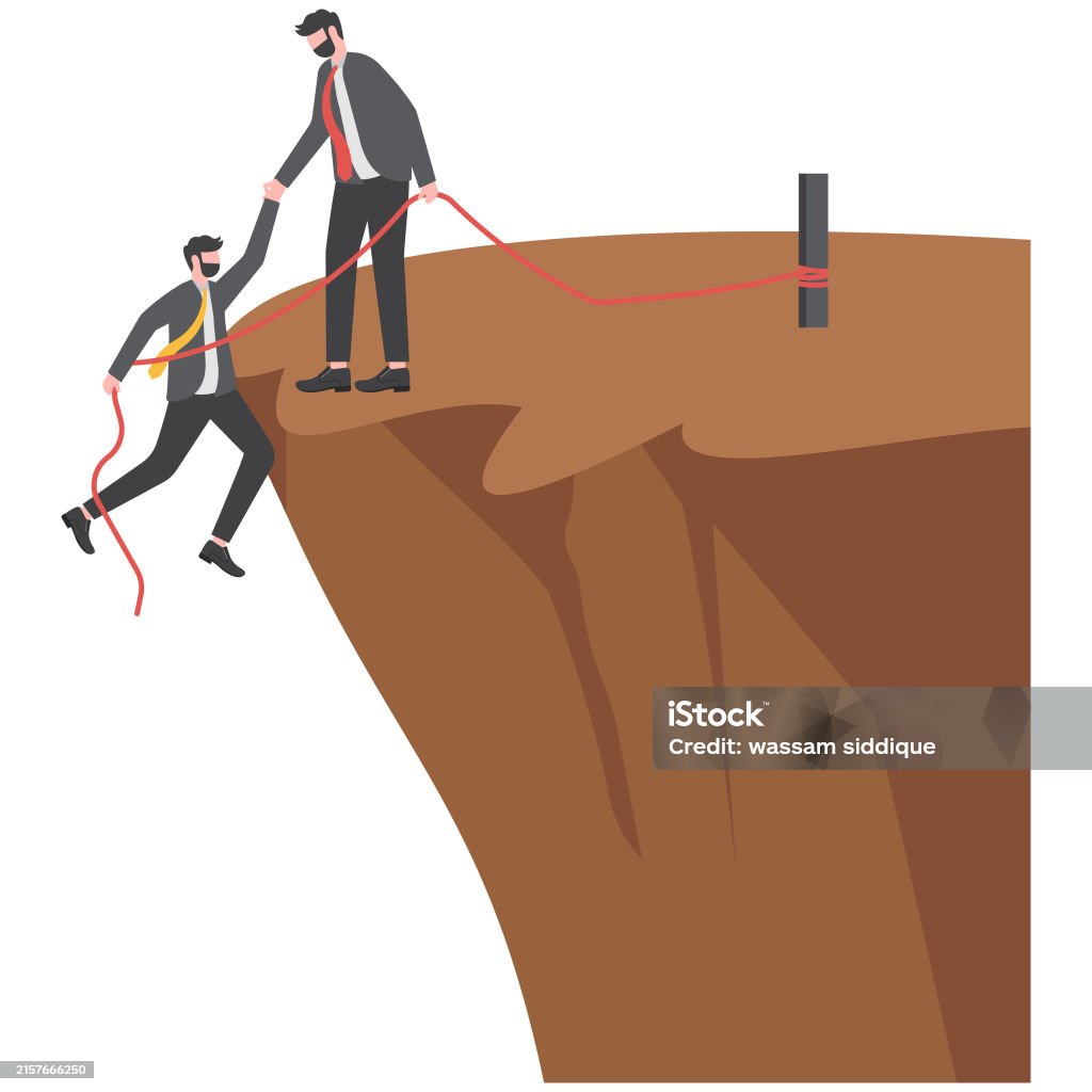 Help In Cartoon Illustration Helping Hand Concepts Cartoons Stock Illustration ...