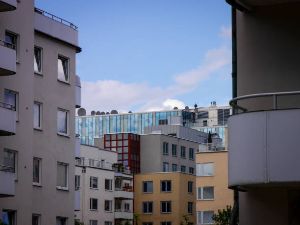 View over buildings in the city