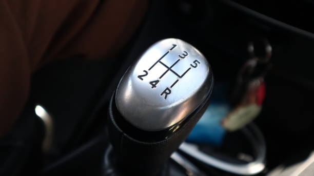 Mechanical lever for manual transmission in a Renault car