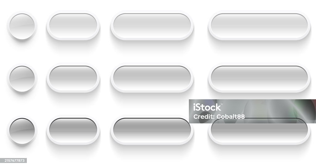Buttons set for user interface, simple white gray 3D modern design for mobile, web, social media, business. Minimal style UI icons set Buttons set for user interface, simple white gray 3D modern design for mobile, web, social media, business. Minimal style UI icons set, vector illustration. Elegance stock vector Buttons set for user interface, simple white gray 3D modern design for mobile, web, social media, business. Minimal style UI icons set Buttons set for user interface, simple white gray 3D modern design for mobile, web, social media, business. Minimal style UI icons set, vector illustration. Elegance stock vector