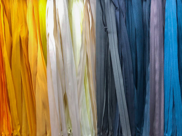 Various color of zipper at display