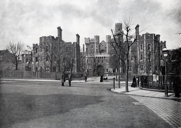 Holloway Prison vintage 19th century photograph
