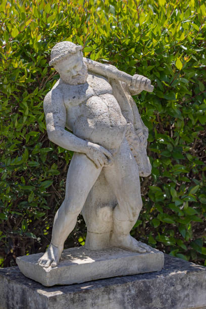 istock Herculaneum Italy marble sculpture of Heracles urinating 2157693602